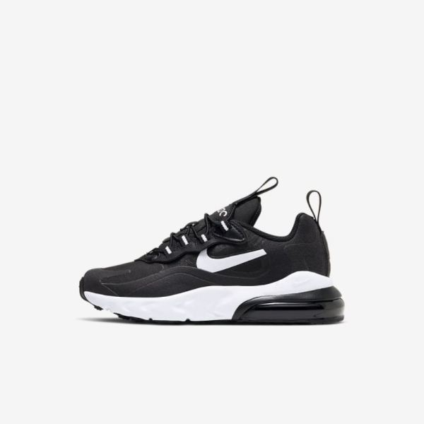 Kids Nike Air Max 270 RT | Black / Black / White - Click Image to Close