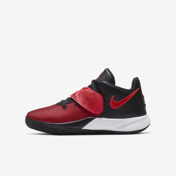 Kyrie Flytrap 3 | Black / White / White / University Red