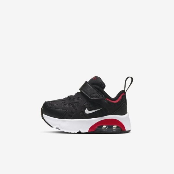 Kids Nike Air Max 200 | Black / University Red / White