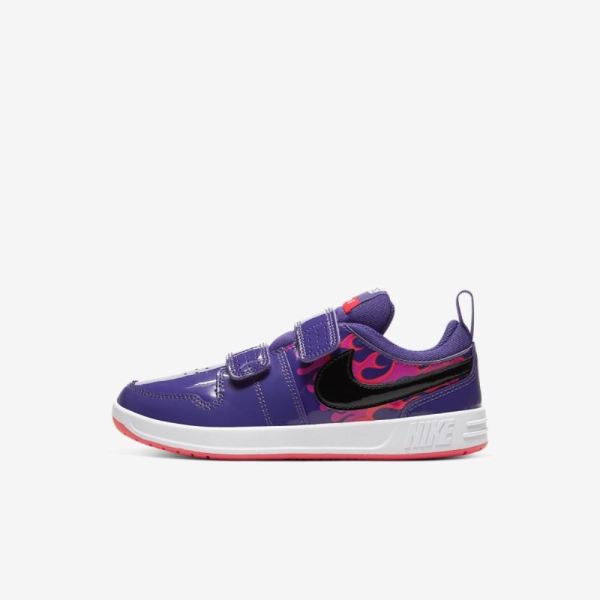 Kids Nike Pico 5 Auto | Court Purple / Laser Crimson / Fire Pink / Black