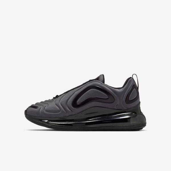 Kids Nike Air Max 720 | Dark Grey / Black / Barely Volt - Click Image to Close