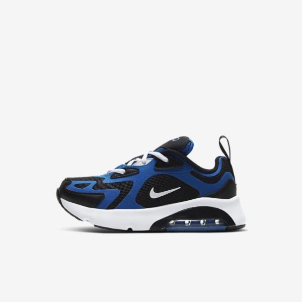 Kids Nike Air Max 200 | Team Royal / Black / White