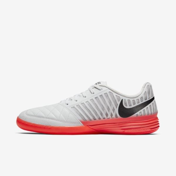 Nike Lunar Gato II IC | Platinum Tint / Bright Crimson / Atmosphere Grey / Black