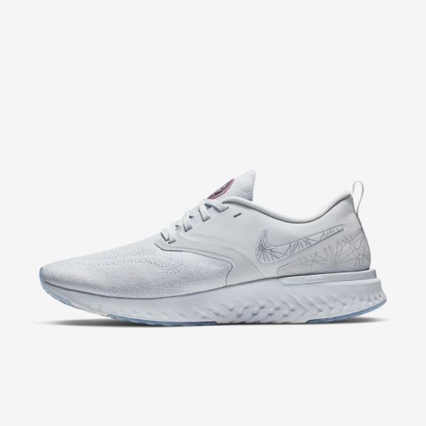 Nike Odyssey React Flyknit 2 | Pure Platinum / Black / Pure Platinum