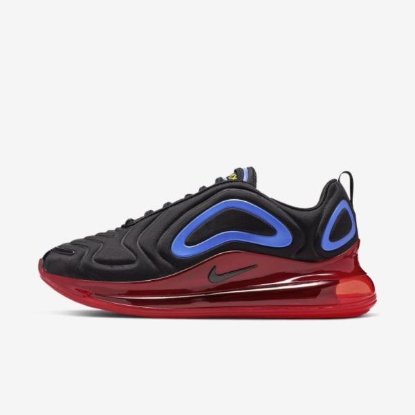 Nike Air Max 720 | Black / Hyper Royal / Challenge Red / University Gold - Click Image to Close