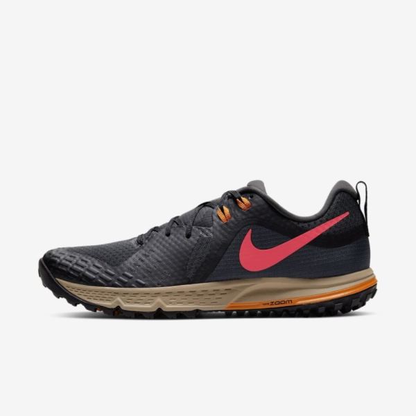 Nike Air Zoom Wildhorse 5 | Dark Smoke Grey / Black / Magma Orange / Laser Crimson