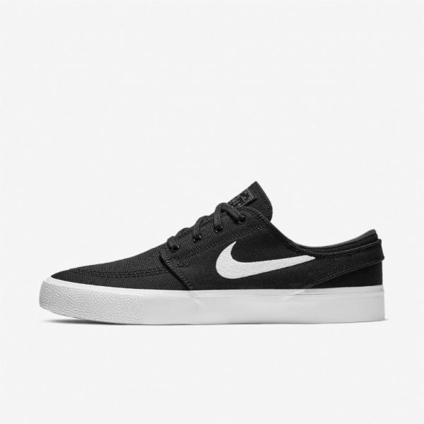 Nike SB Zoom Stefan Janoski Canvas RM | Black / Thunder Grey / Gum Light Brown / White - Click Image to Close