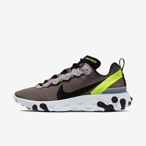 Nike React Element 55 | Pumice / White / Blue Chill / Black - Click Image to Close