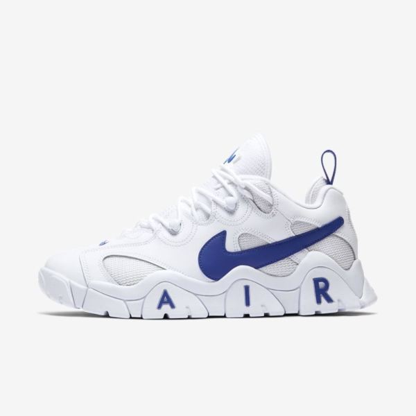 Nike Air Barrage Low | White / Hyper Blue - Click Image to Close