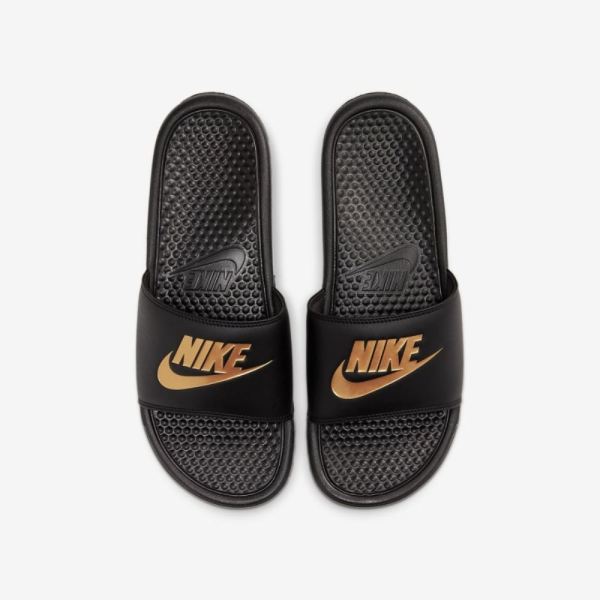 Nike Benassi | Black / Metallic Gold