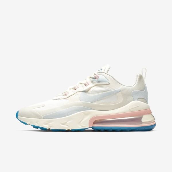 Nike Air Max 270 React (American Modern Art) | Summit White / Phantom / Coral Stardust / Ghost Aqua - Click Image to Close