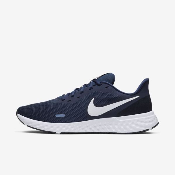 Nike Revolution 5 | Midnight Navy / Dark Obsidian / White