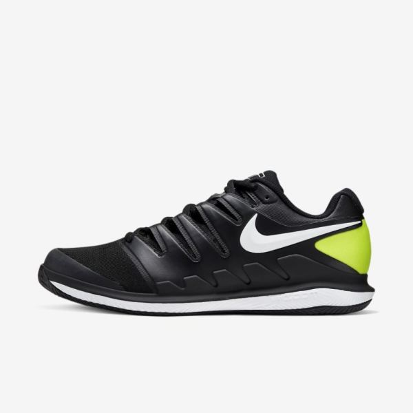 NikeCourt Air Zoom Vapor X | Black / Volt / White