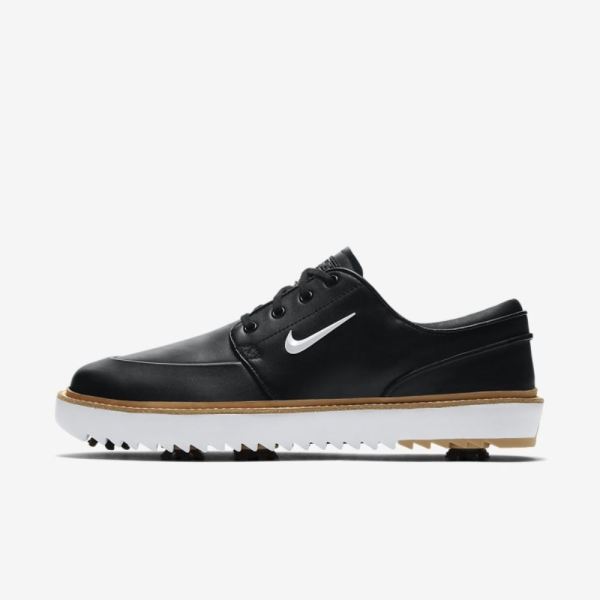 Nike Janoski G Tour | Black / Vachetta Tan / Gum Medium Brown / Metallic White