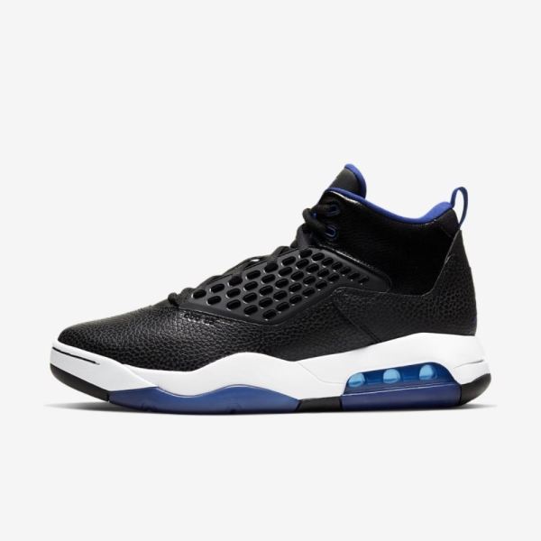 Jordan Maxin 200 | Black / White / Rush Blue - Click Image to Close