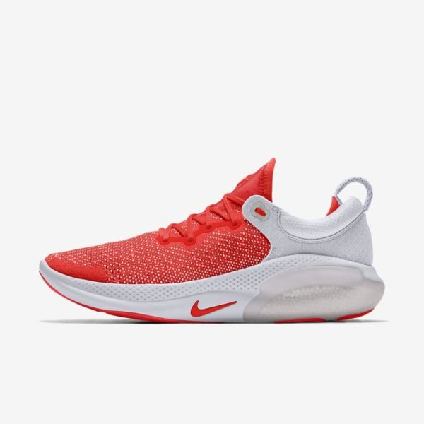 Nike Joyride Run Flyknit By You | Bright Crimson / White - Click Image to Close