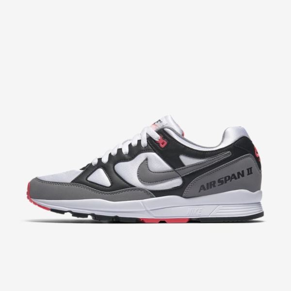 Nike Air Span II | Black / Solar Red / White / Dust