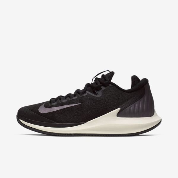 NikeCourt Air Zoom Zero | Black / Phantom / Psychic Purple / Multi-Colour - Click Image to Close