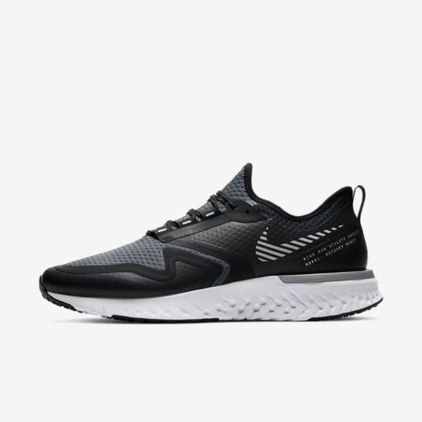 Nike Odyssey React Shield 2 | Black / Cool Grey / Metallic Silver