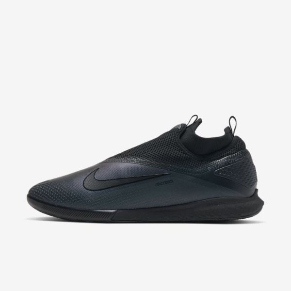 Nike React Phantom Vision 2 Pro Dynamic Fit IC | Black / Black - Click Image to Close