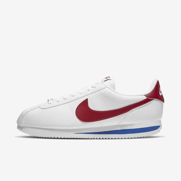 Nike Cortez Basic | White / Varsity Royal / Varsity Red - Click Image to Close