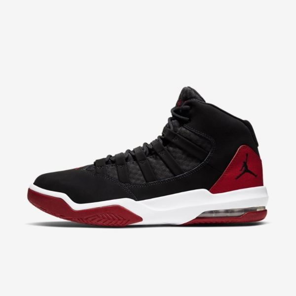 Jordan Max Aura | Black / White / Gym Red