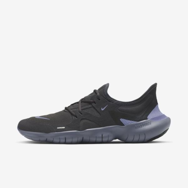 Nike Free RN 5.0 | Thunder Grey / Stellar Indigo / Black - Click Image to Close