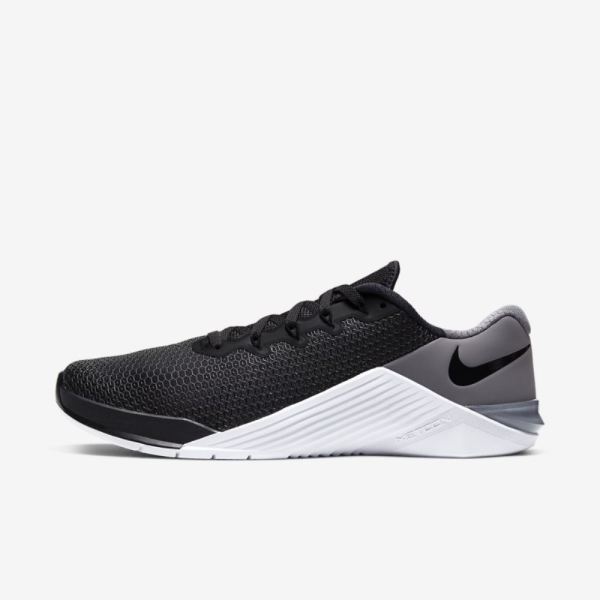 Nike Metcon 5 | Black / White / Gunsmoke / Black