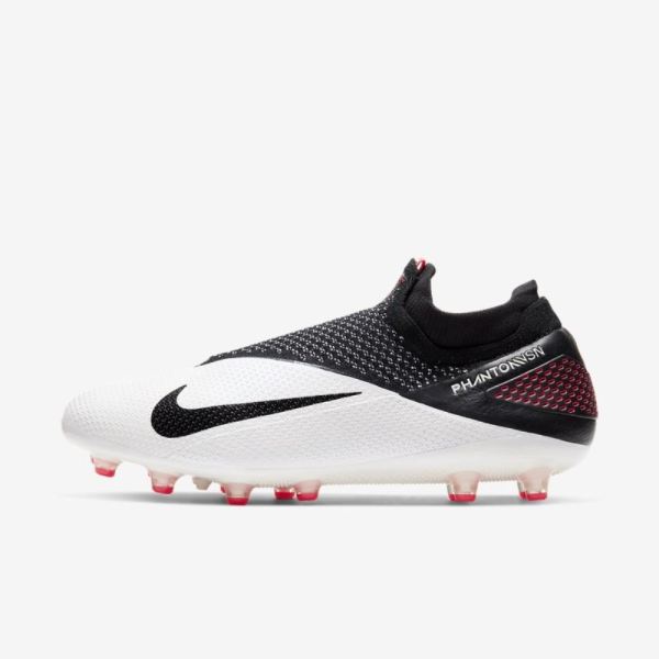 Nike Phantom Vision 2 Elite Dynamic Fit AG-PRO | White / Laser Crimson / Black