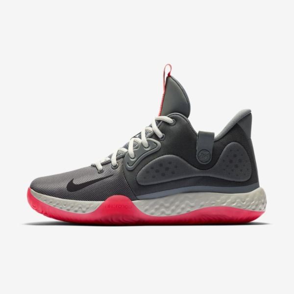 KD Trey 5 VII | Smoke Grey / Light Bone / Laser Crimson / Black - Click Image to Close