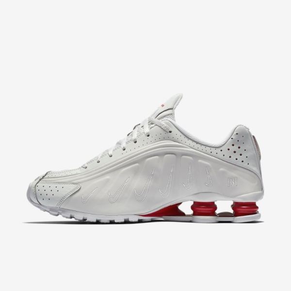 Nike Shox R4 Neymar Jr. | Platinum Tint / Challenge Red / White / Platinum Tint