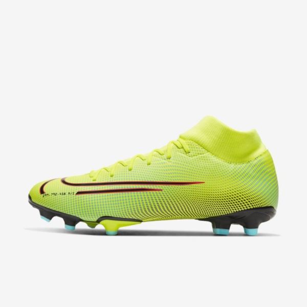 Nike Mercurial Superfly 7 Academy MDS MG | Lemon Venom / Aurora / Black - Click Image to Close