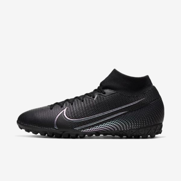 Nike Mercurial Superfly 7 Academy TF | Black / Black