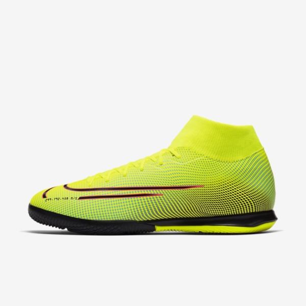 Nike Mercurial Superfly 7 Academy MDS IC | Lemon Venom / Aurora / Black