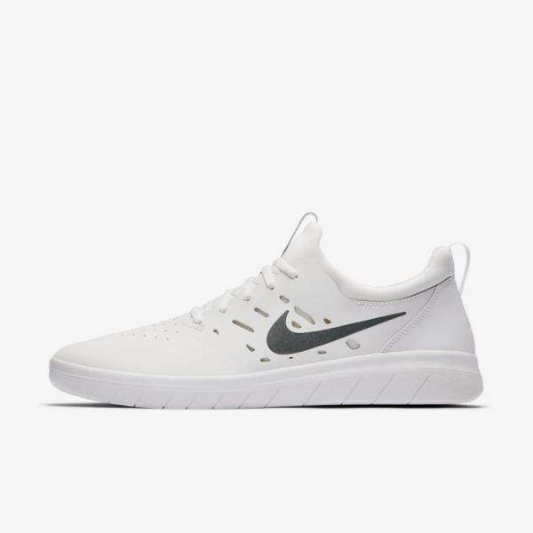 Nike SB Nyjah Free | Summit White / Lemon Wash / Anthracite - Click Image to Close