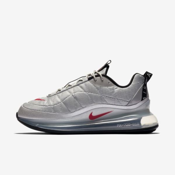 Nike MX-720-818 | Metallic Silver / Black / White / University Red - Click Image to Close