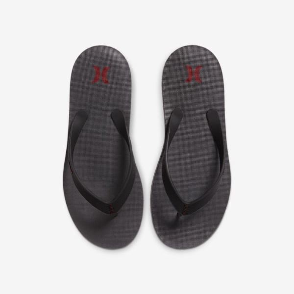 Hurley One And Only | Dark Smoke Grey / Gym Red - Click Image to Close