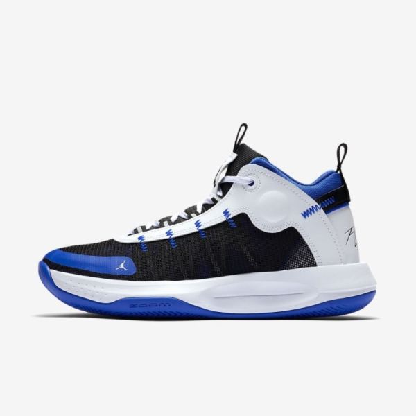 Jordan Jumpman 2020 | Racer Blue / White / Metallic Silver / Black - Click Image to Close