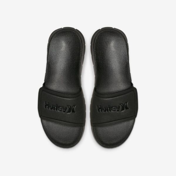 Hurley Fusion Slide | Black / Black - Click Image to Close