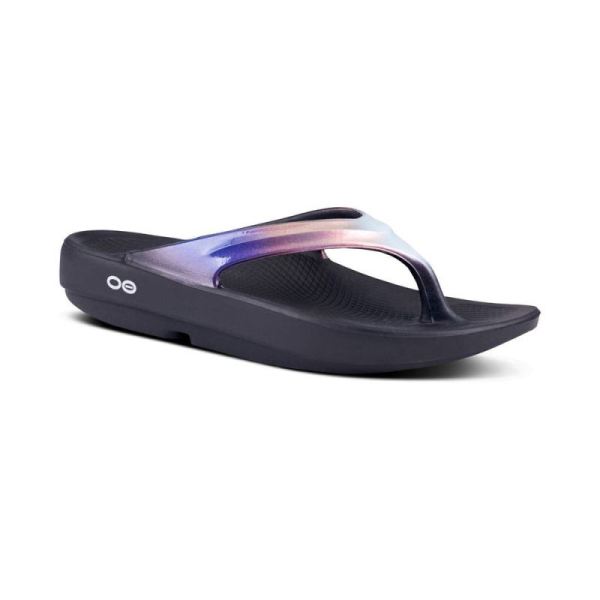 OOFOS SHOES WOMEN'S OOLALA LUXE SANDAL - CALYPSO - Click Image to Close