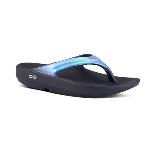 OOFOS SHOES WOMEN'S OOLALA LUXE SANDAL - ATLANTIS