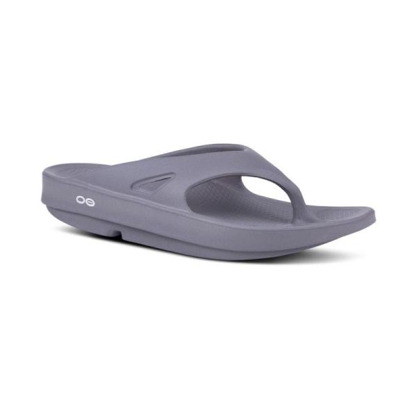 OOFOS SHOES WOMEN'S OORIGINAL SANDAL - SLATE - Click Image to Close