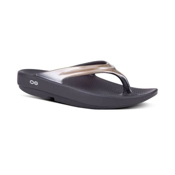 OOFOS SHOES WOMEN'S OOLALA LUXE SANDAL - LATTE