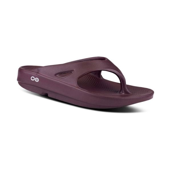 OOFOS SHOES WOMEN'S OORIGINAL SANDAL - CABERNET