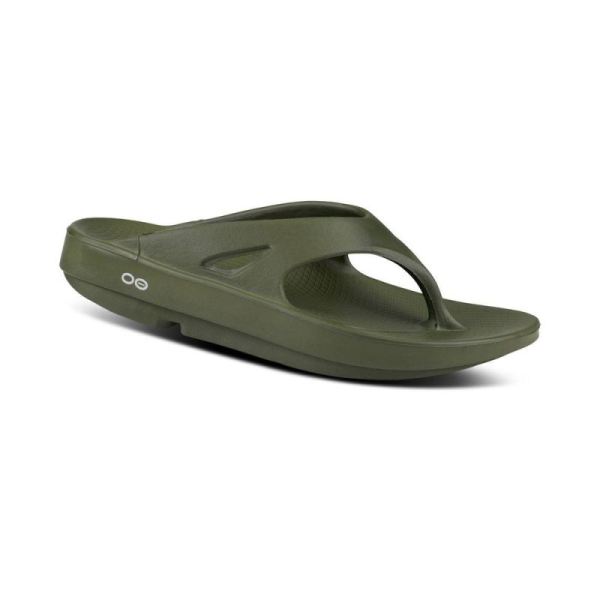 OOFOS SHOES WOMEN'S OORIGINAL SANDAL - FOREST GREEN