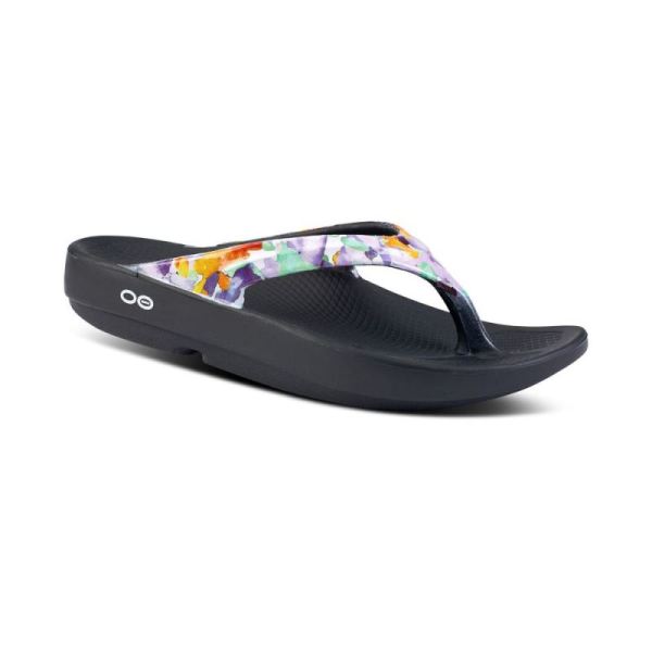 OOFOS SHOES WOMEN'S OOLALA LIMITED SANDAL - PURPLE WATERCOLOR