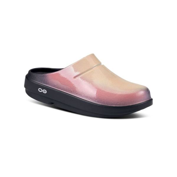 OOFOS SHOES WOMEN'S OOCLOOG LUXE CLOG - HORIZON