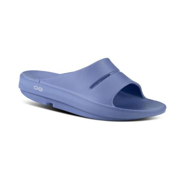 OOFOS SHOES MEN'S OOAHH SLIDE SANDAL - WATER DROP