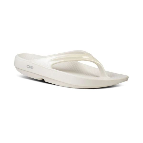 OOFOS SHOES WOMEN'S OOLALA SANDAL - IVORY