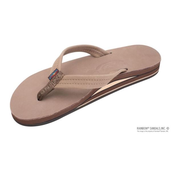 Rainbow | Women's Double Layer Arch Support Premier Leather 3/4'